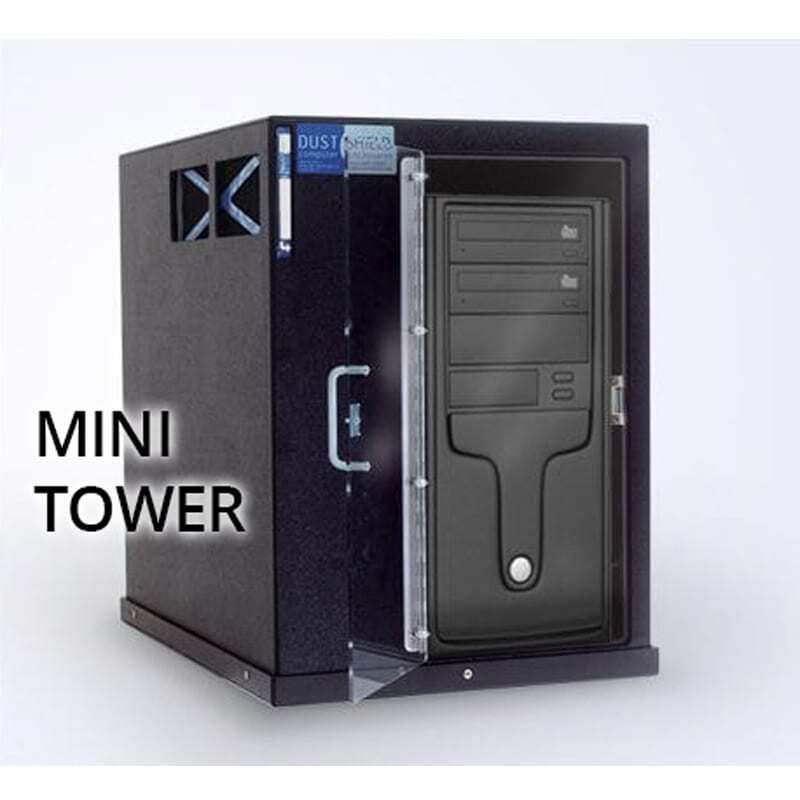 Balehval tilbehør kontrollere Mini Tower Computer Enclosure - DS 121 - DustShield®